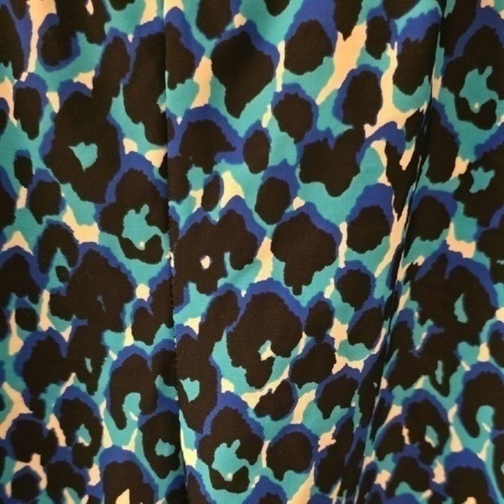 Miraclesuit Blue Cheetah Animal Print Ruched Shaping One Piece Swimsuit 12 - Picture 9 of 10